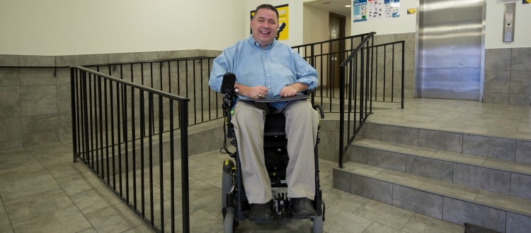 Barry Lindemann, who has been in a wheelchair since 1994, says there is a lack of barrier-free homes in Calgary. 