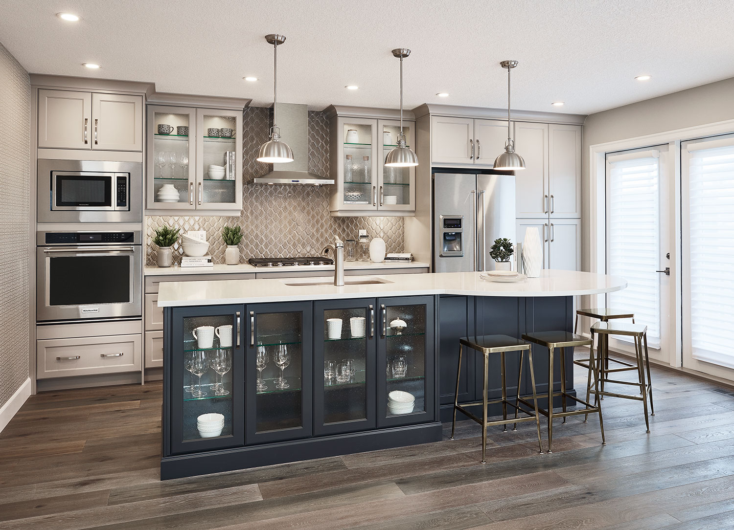 Mattamy Homes designs are characterized by their open concept, which brings the dining room, living room and kitchen together. Photo courtesy of Mattamy Homes