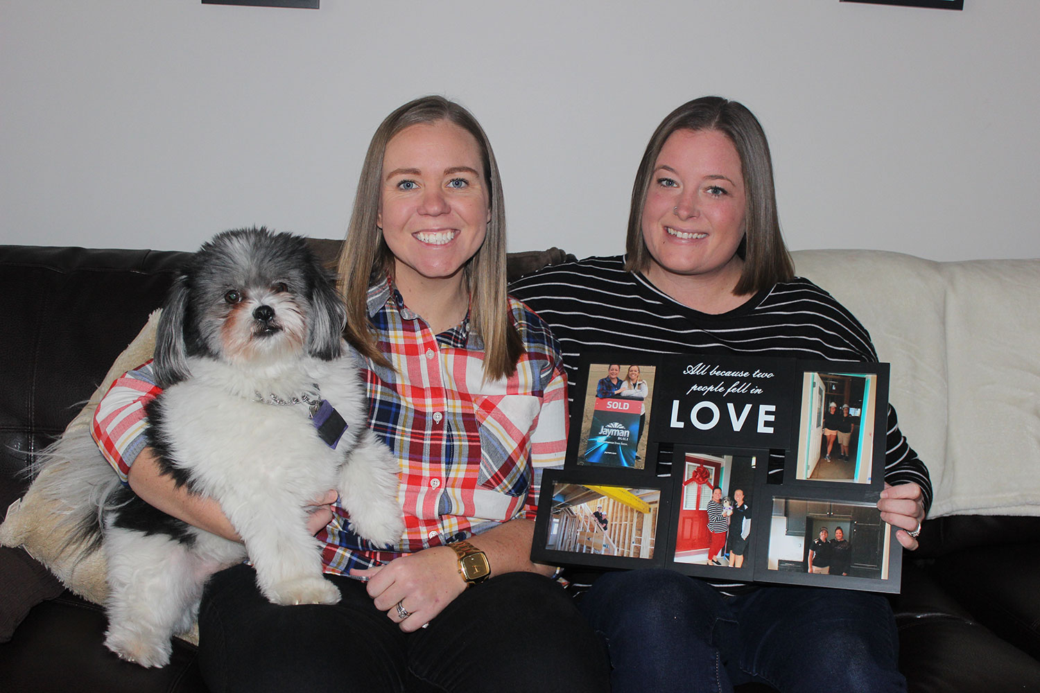 Michelle and Hollie Cressy with their dog Nixon.
Andrea Cox / For CREB®Now